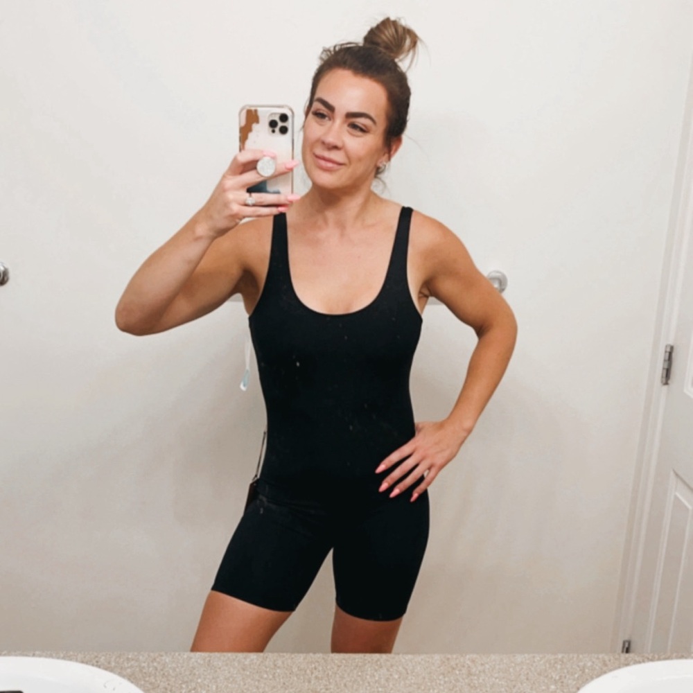Girlfriend Collective Kyndall Performance bike unitard